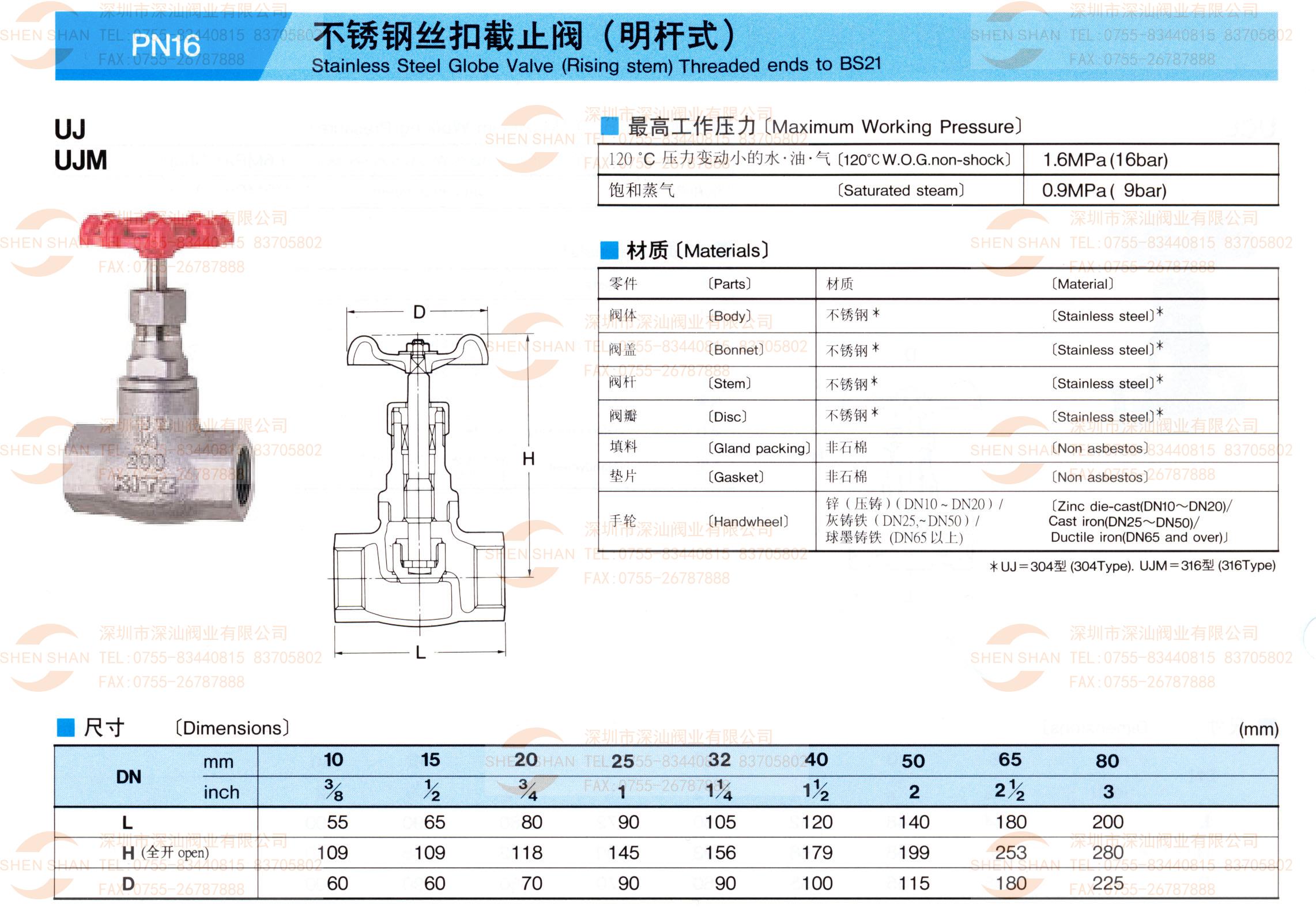 关于5K不锈钢截止阀的探讨